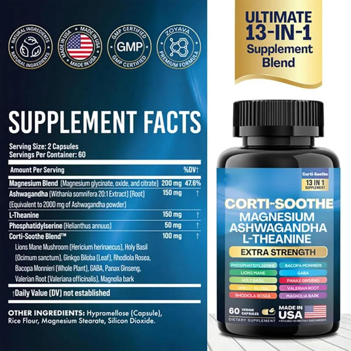 Corti-Soothe · panel Supplement Facts
